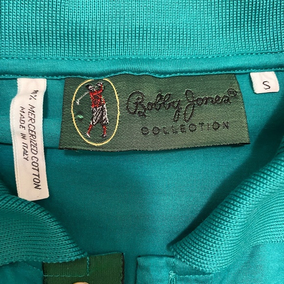 Bobby Jones Vintage Green Golf Shirt Size S - Picture 3 of 8